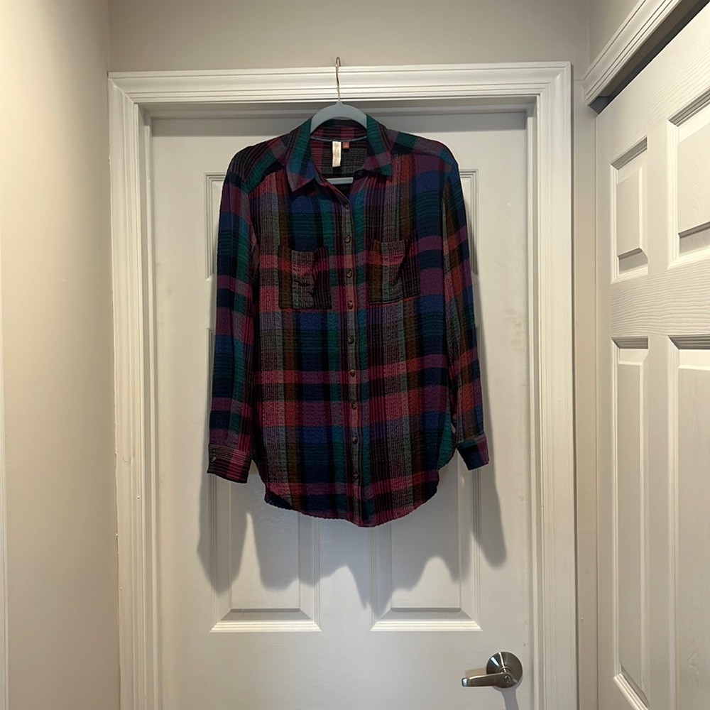 Anthrologie, Pilcro jewel tone top
